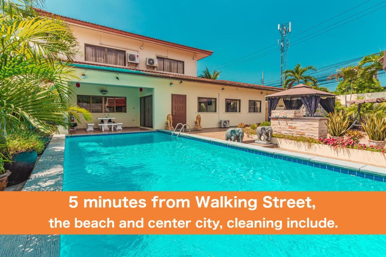 Viewbor Villa - Pattaya Holiday House Walking Street 4 Bedrooms Exteriör bild